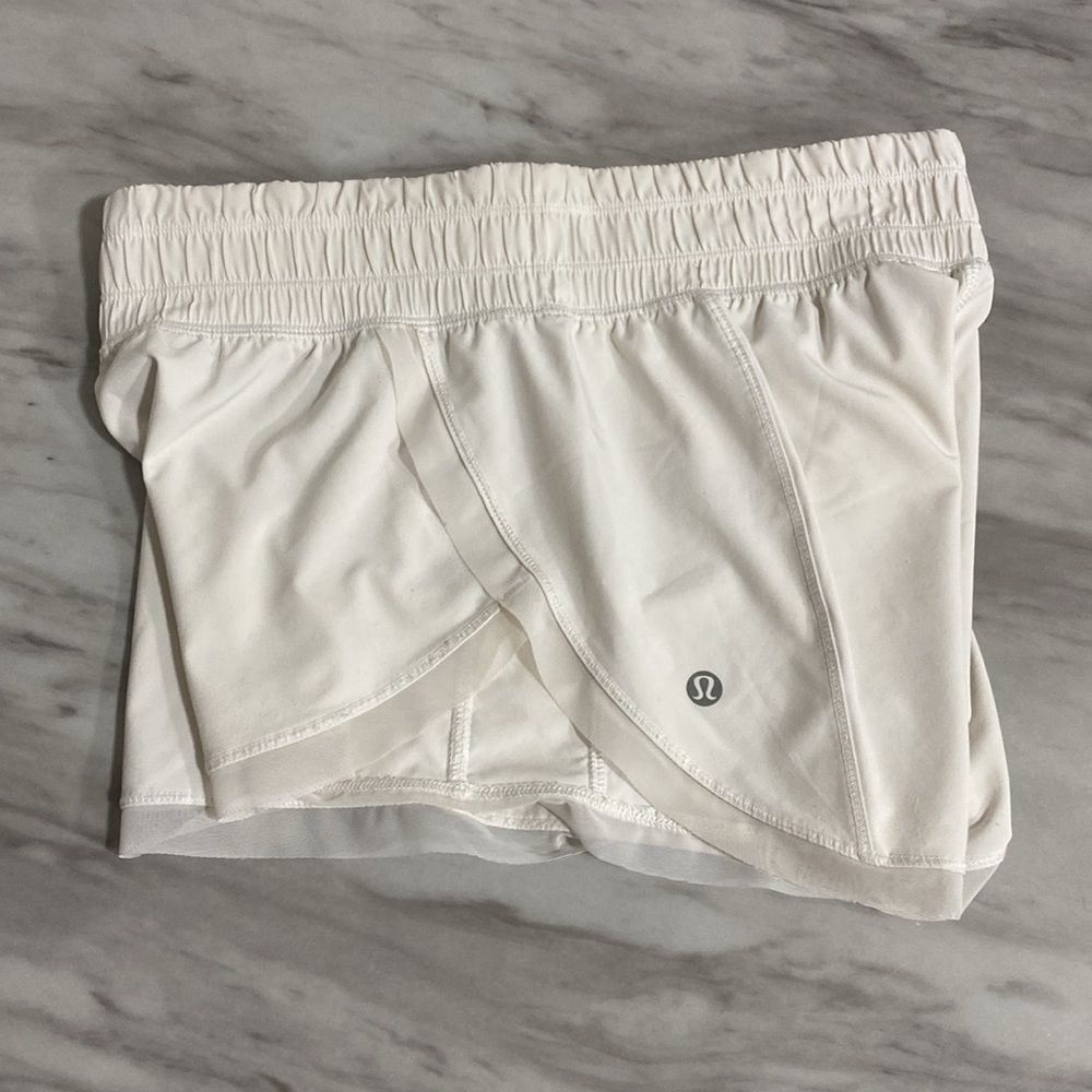 Lululemon Anew Short 4” White Size 4 Swift Light Low Rise - Picture 11 of 16